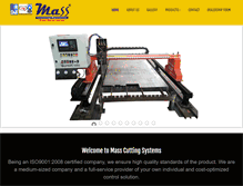 Tablet Screenshot of masscuttingsystems.com